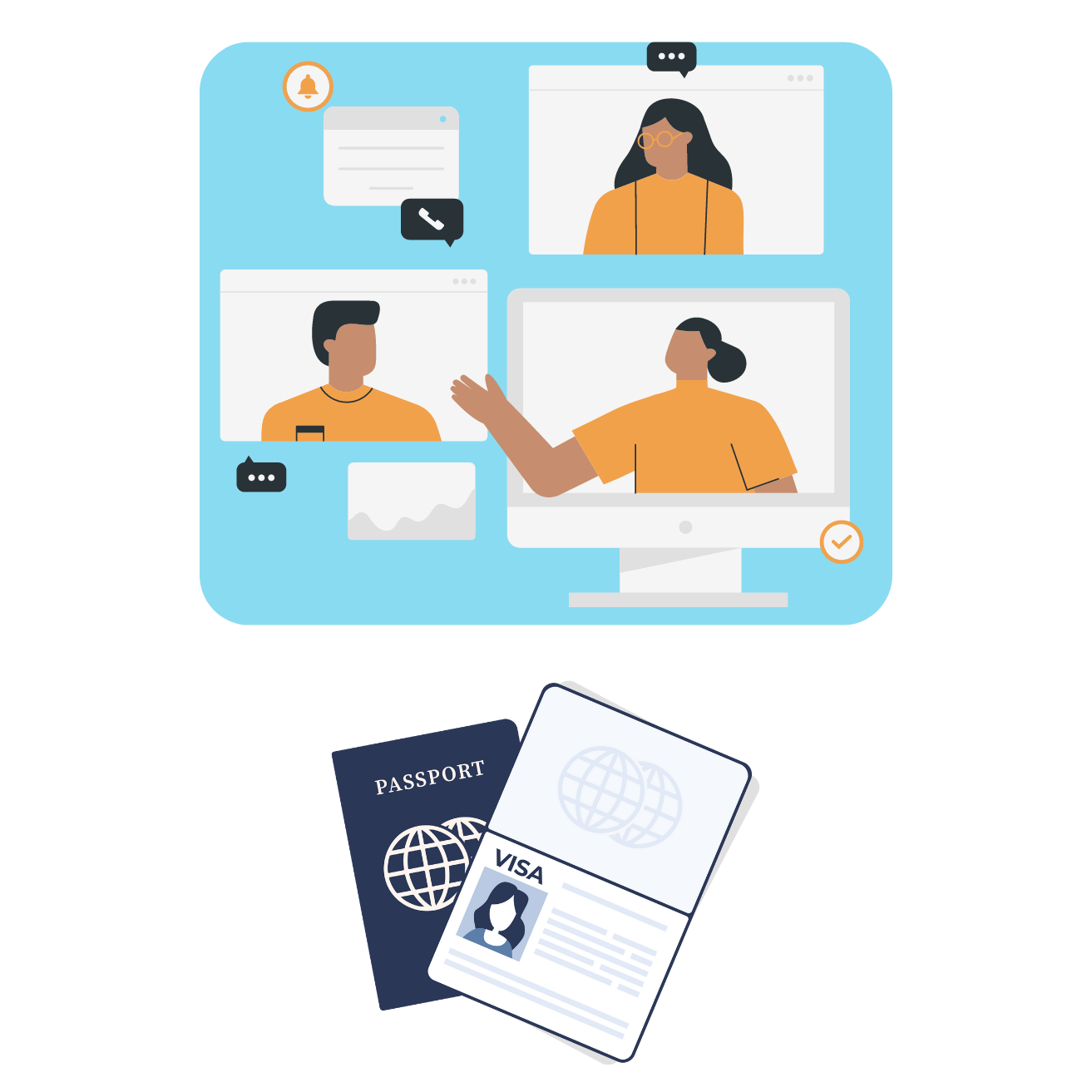 Personalized assistance - Visa pre-validation