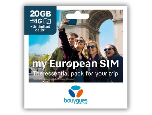 Prepaid eSIM Card 20GB - 15 Days